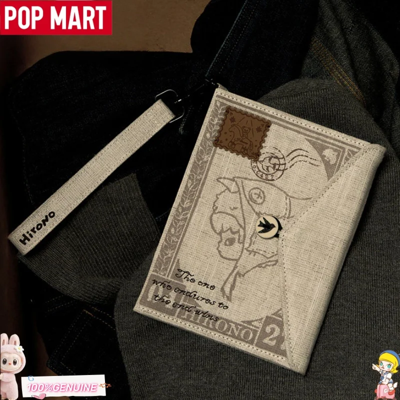 POPMART Hirono Mist-Walker Series Fabric Passport Holder Peripheral Gifts Kawaii Plush Pendant Blind Box Toys Gift For Fans - view 5