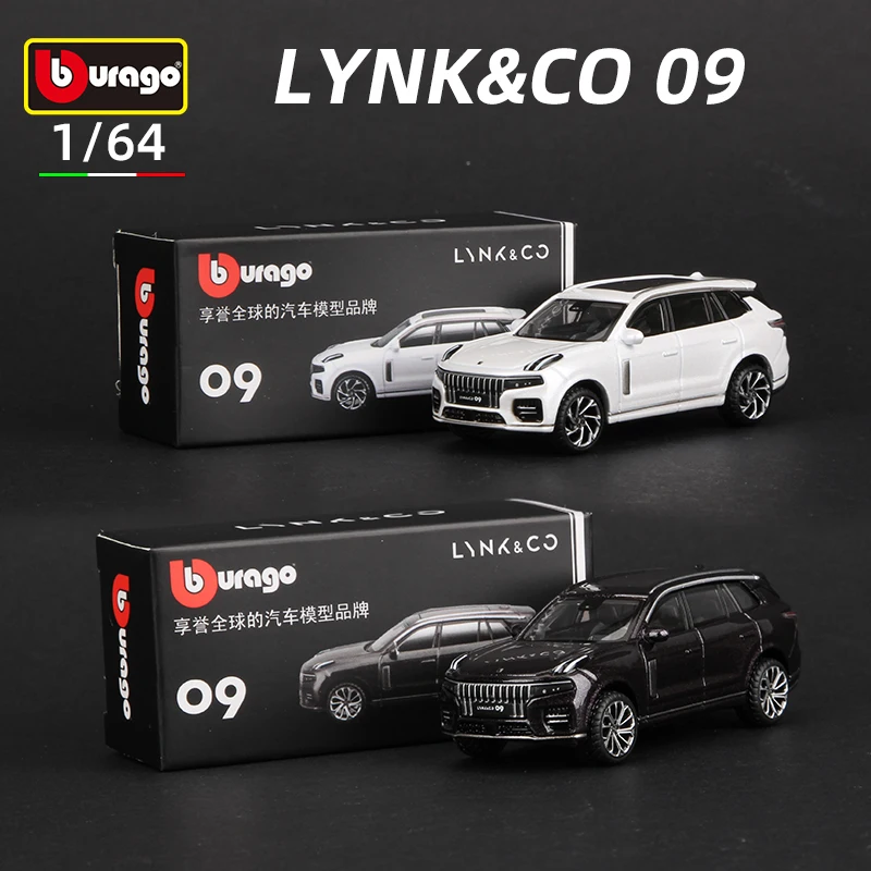 

Bburago 1:64 LYNK&CO 09 Car Model Suv Die Cast Vehicles Toys Diecast Voiture Gift Collection