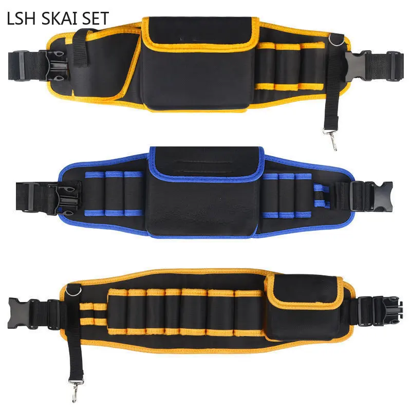 

Многофункциональная сумка для хранения, поясная сумка из ткани Оксфорд, сумка для ремонтных инструментов для деревообработки, водонепроницаемая сумка для инструментов электрика