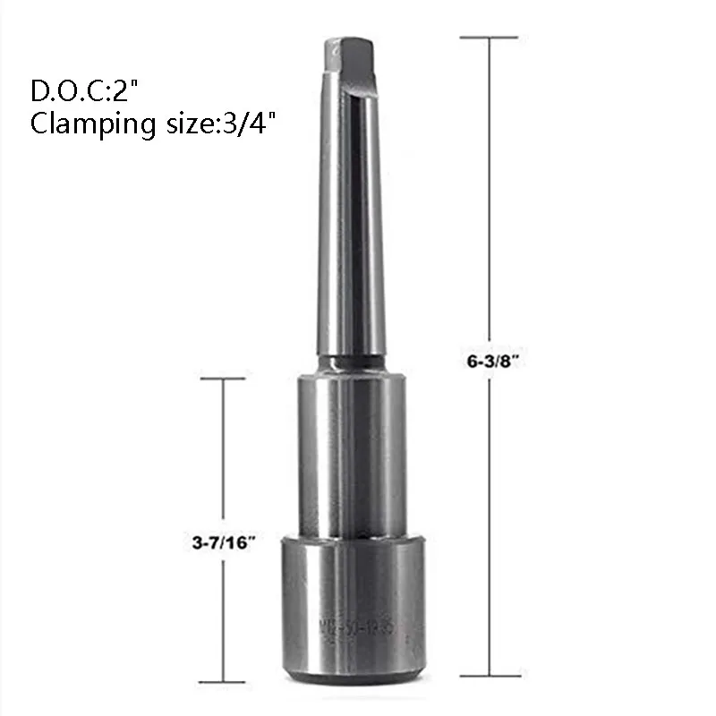 Mohs No 3 MT3-19mm adattatore per trapano a nucleo freddo interno ed esterno manicotto di connessione per carotaggio magnetico da 3/4 pollici