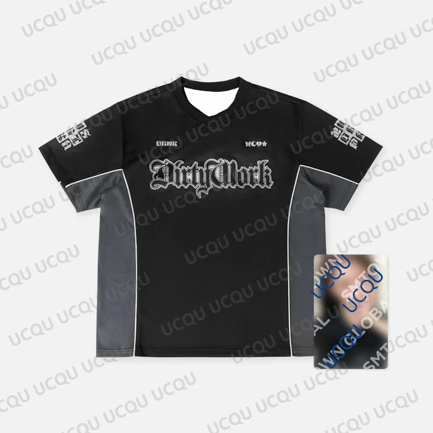 2026 Dirty Work T-Shirt Set Kpop Single MD Grafik-Trikot Kurzarm-Shirt Fan Streetwear für Erwachsene und Kinder