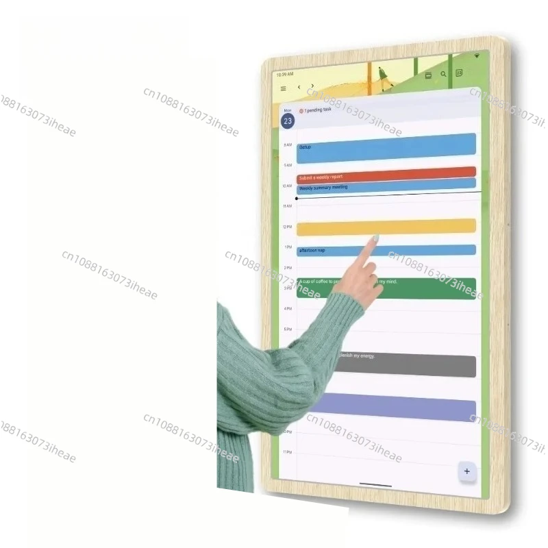 

Wall Mount 14 21.5 24 32 Inch Digital Calendar Smart Touchscreen Interactive Display for Family Schedules Wall Mount Included