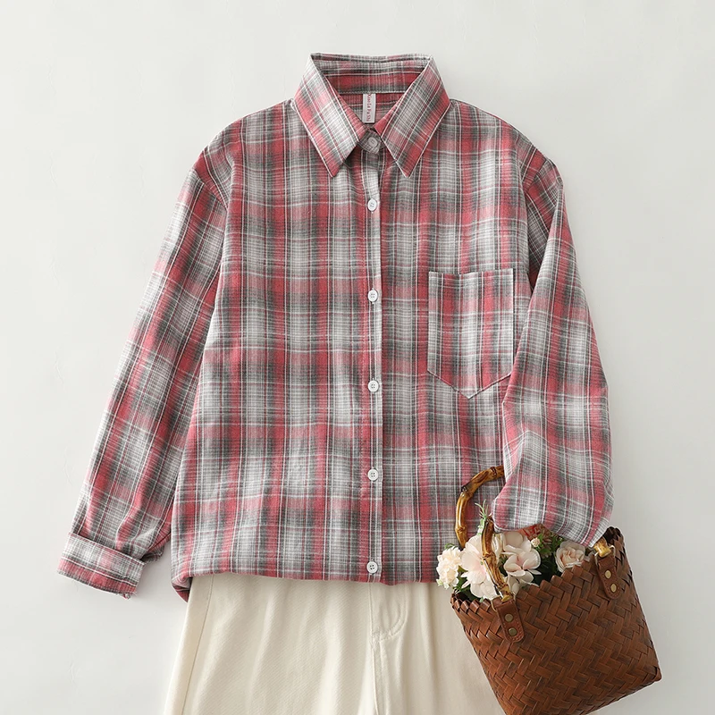 فضفاضة تناسب القطن الكتان irt طويلة Sve منقوشة نمط ربيع الخريف المرأة الملابس الفنية عادية Sle حجم كبير #2