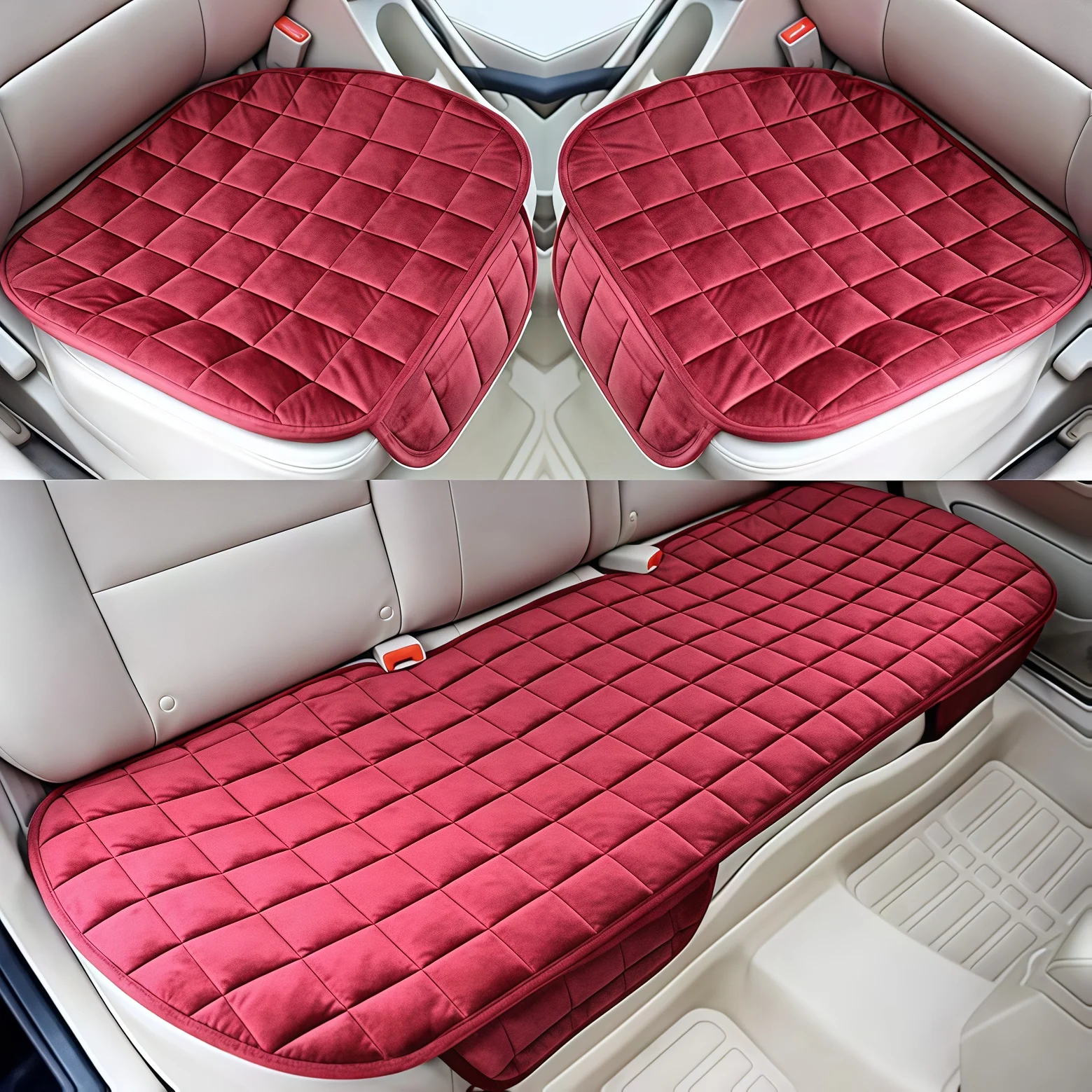 

Car Seat Covers, Universal Fit for Sedans, Hatchbacks, and Suvs, Interior Accessories (2 Front Seats + 1 Rear Seat)