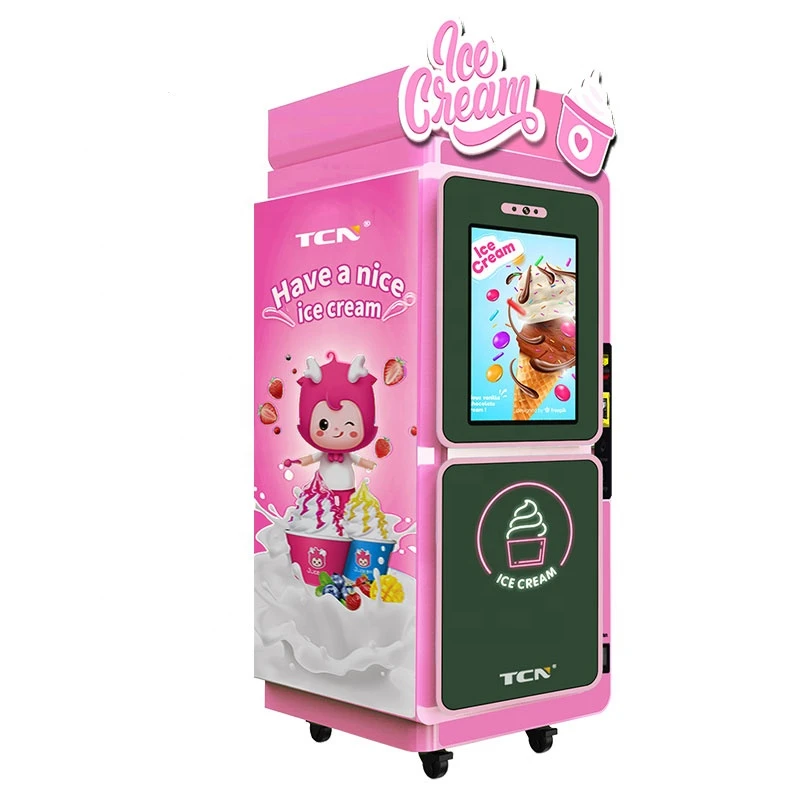 

Smart Automatic Vending Machine Wholesale Soft Ice Cream Vending Machine With Coin Operated