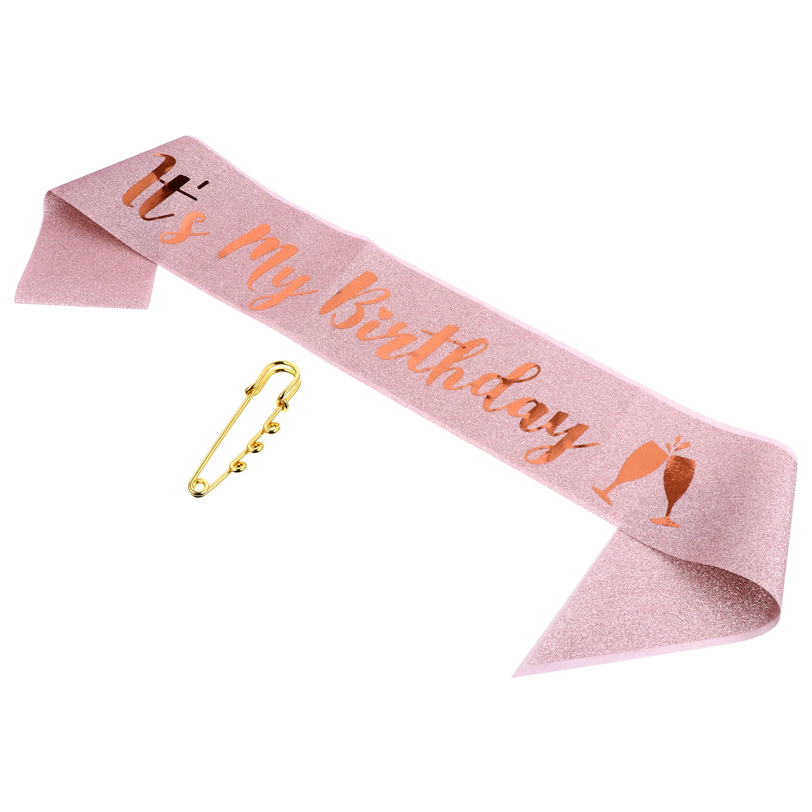 

1 pc Sash Glitter Cloth Shoulder Sash For Women It'S My Birthday Shiny Party Favor Birthday Gift Party Supplies Handheld