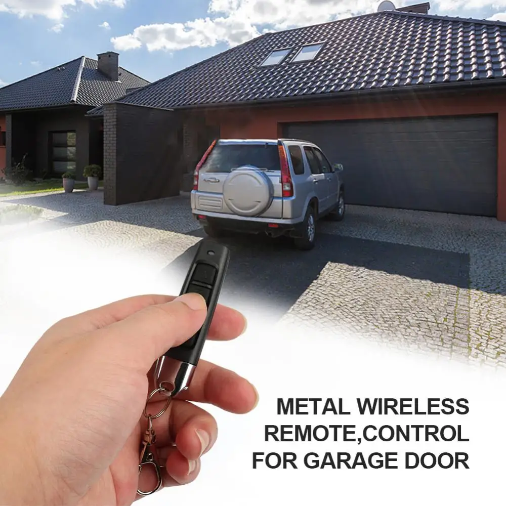 1/2pcs MHz สวิตช์ควบคุมระยะไกลไร้สายอัจฉริยะ4ปุ่มสำเนารหัสลอกแบบโคลนรหัสลอกแบบโคลนรหัสรถ