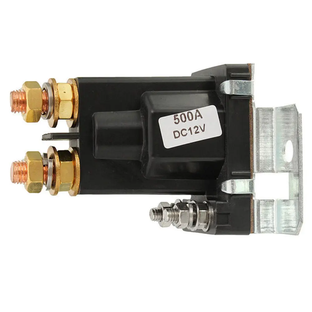 500A Electrical Relay Auto Starter Solenoid Car Relay 12V Terminal Car Starter Power Switch Interior Parts 3