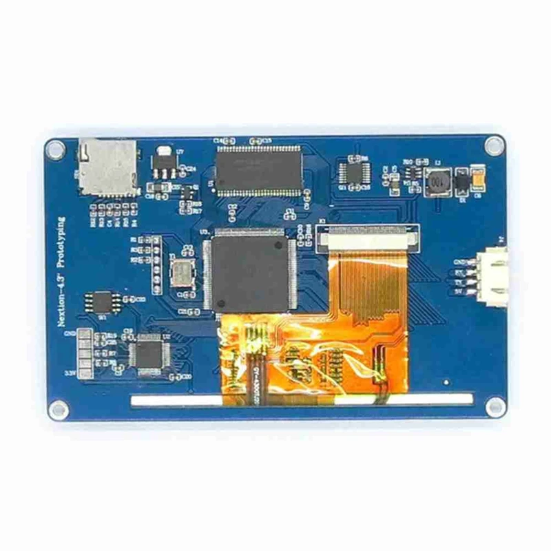 NX4827T043 4.3Inch LCD HMI Touch Display - TFT Resistive Touch Screen Module Support For Arduino Or Raspberry Pi Project