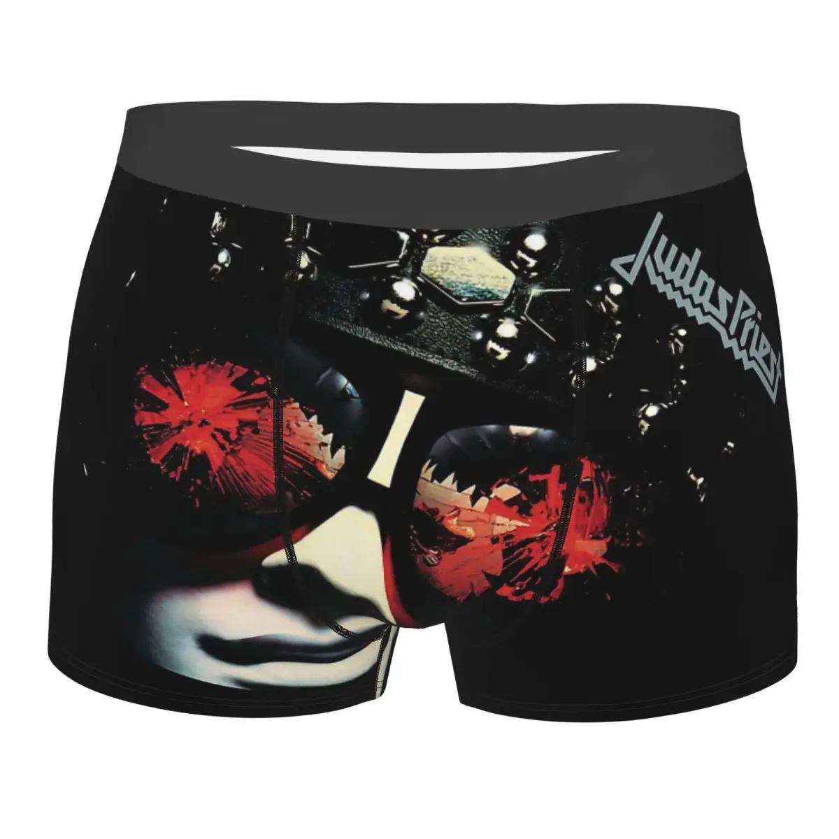 

Vengeance British Steel Firepower Man's Printed Boxer Briefs Underwear Judas Priest Accessories Breathable Top Quality Gift Idea