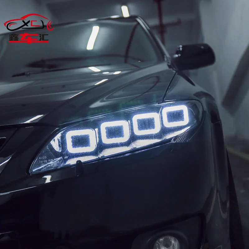 

For modifying 2003-2015 Mazda 6 headlight assemblies with Bugatti-style LED daytime running lights and sequential turn signals.