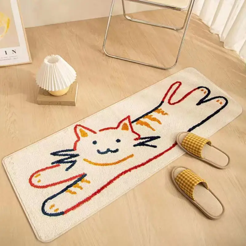 Furry Mat For Children Kids Plush Carpet Fluffy Rug Kawaii Room Decor Entrance Door Mat Rugs Baby Carpet For Living Room Modern