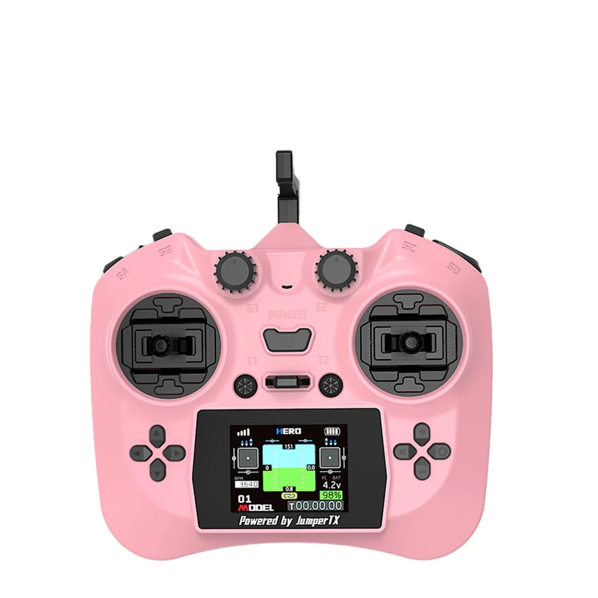 【Universal】 Smart Remote Controller TX Color Screen Transmitter Hall Sensor Gimbals ELRS 2.4G 100mW 12CH for FPV RC Drone G