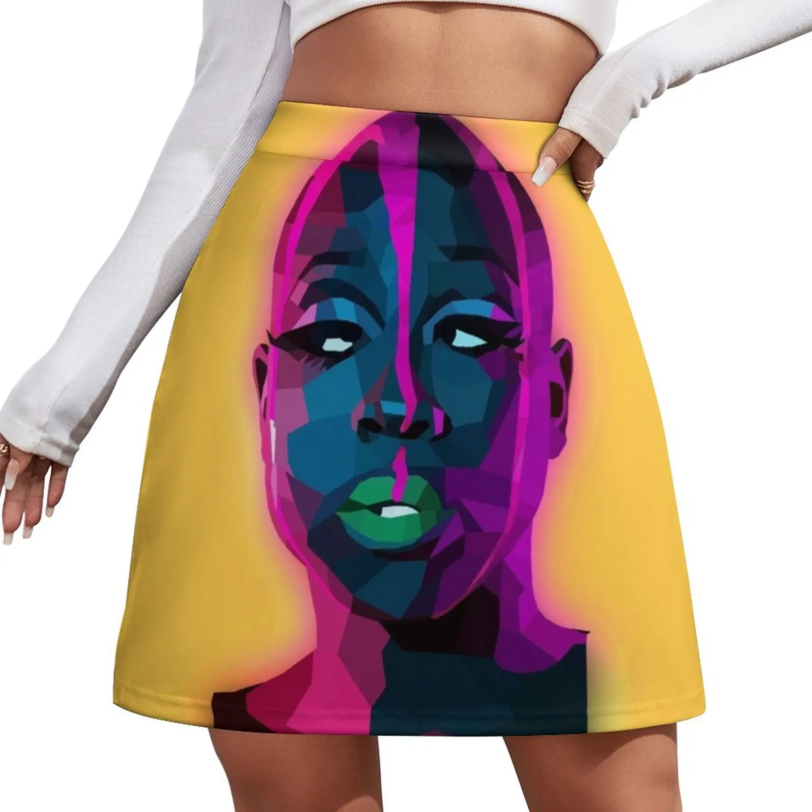 

Neon Bob The Drag Queen Mini Skirt women's summer clothing 2026 womans clothing School uniform