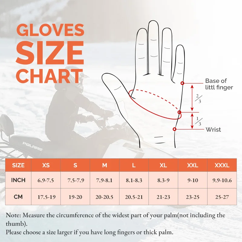 Heated Winter Motorcycle Gloves Touchscreen Rechargeable Electric Heated Riding Motorcycle Gloves for Men - view 6