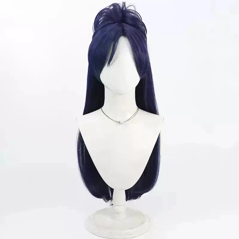 

NewFutari wa Pretty Cure Cure White Yukishiro Honoka Cosplay Wig 60cm Dark Blue Ponytail Heat Resistant Synthetic Hair Halloween