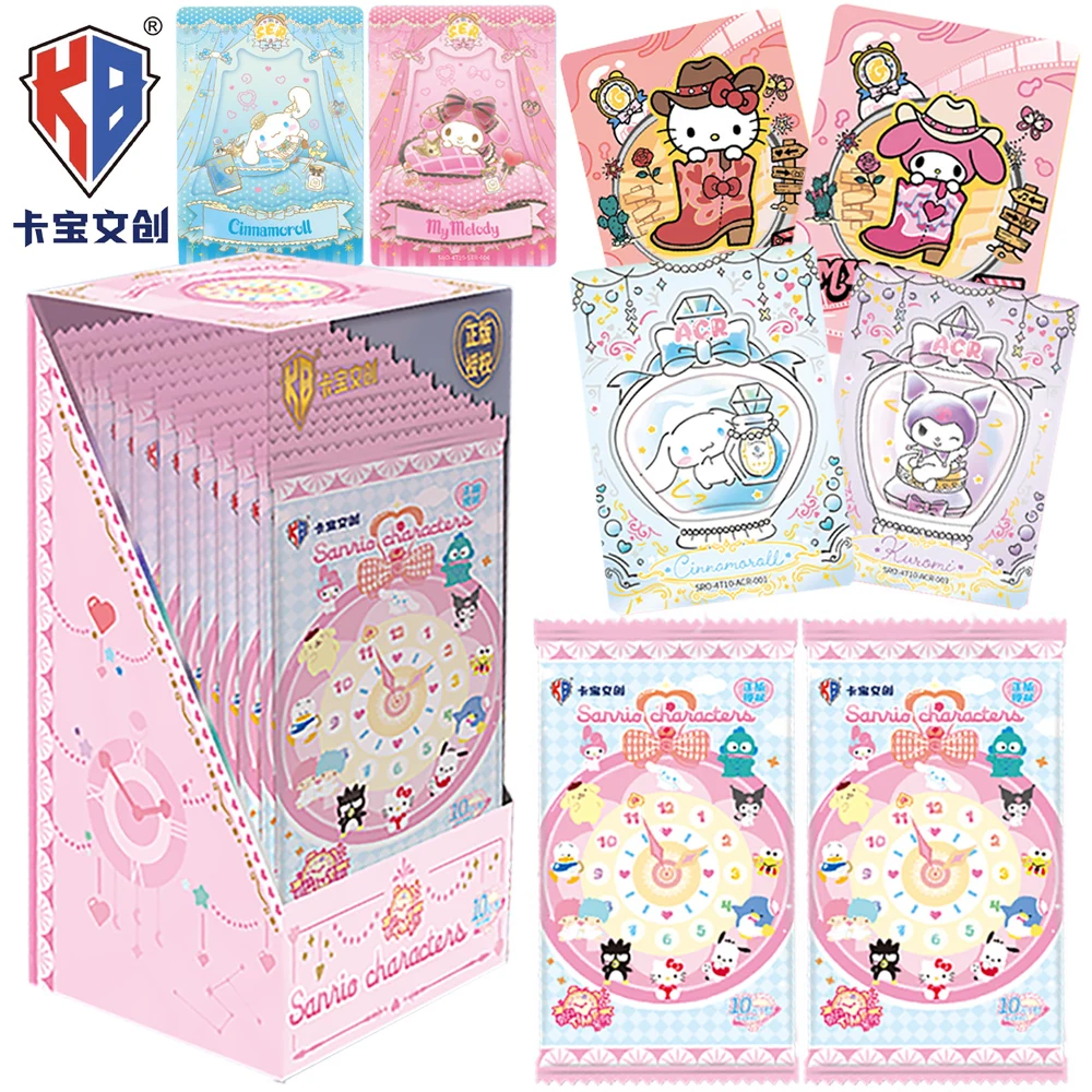 

New Genuine Kabao Sanrio Collection Card Fun Beautiful Flower Theme Card Girl's Like Character Pochacco Melody Creative Toy Gift
