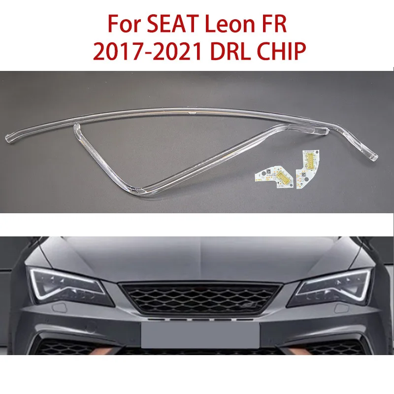 

Angel Eye White для SEAT Leon FR Балластный модуль Автомобильная фара DRL CHIP Дневные ходовые огни 2017-2021, запасные части для указателей поворота
