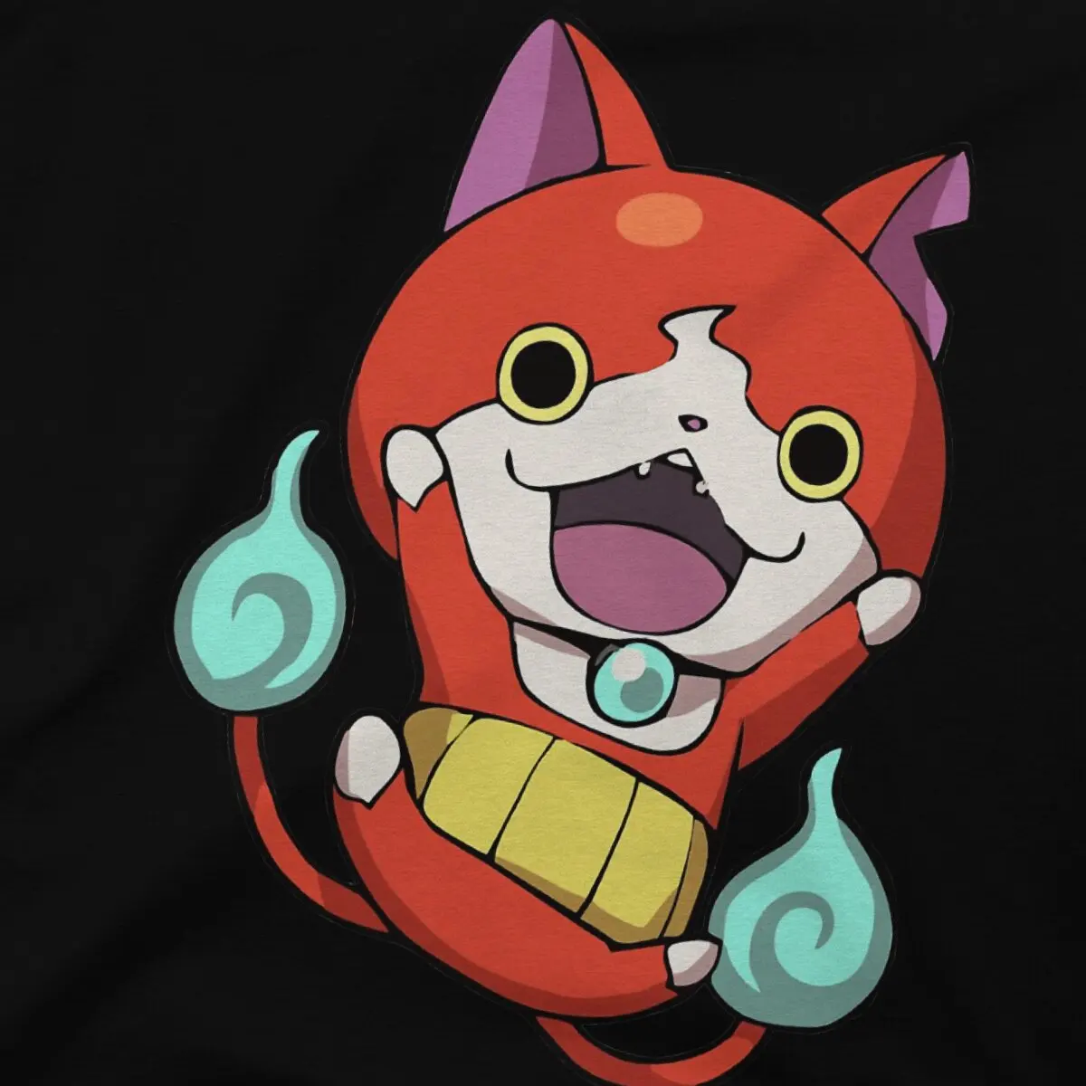 جيبانيان يوكاي ساعة تي شيرت للرجال ، س الرقبة ، كم قصير ، قماش ، فكاهة ، جودة عالية ، هدايا عيد ميلاد #3