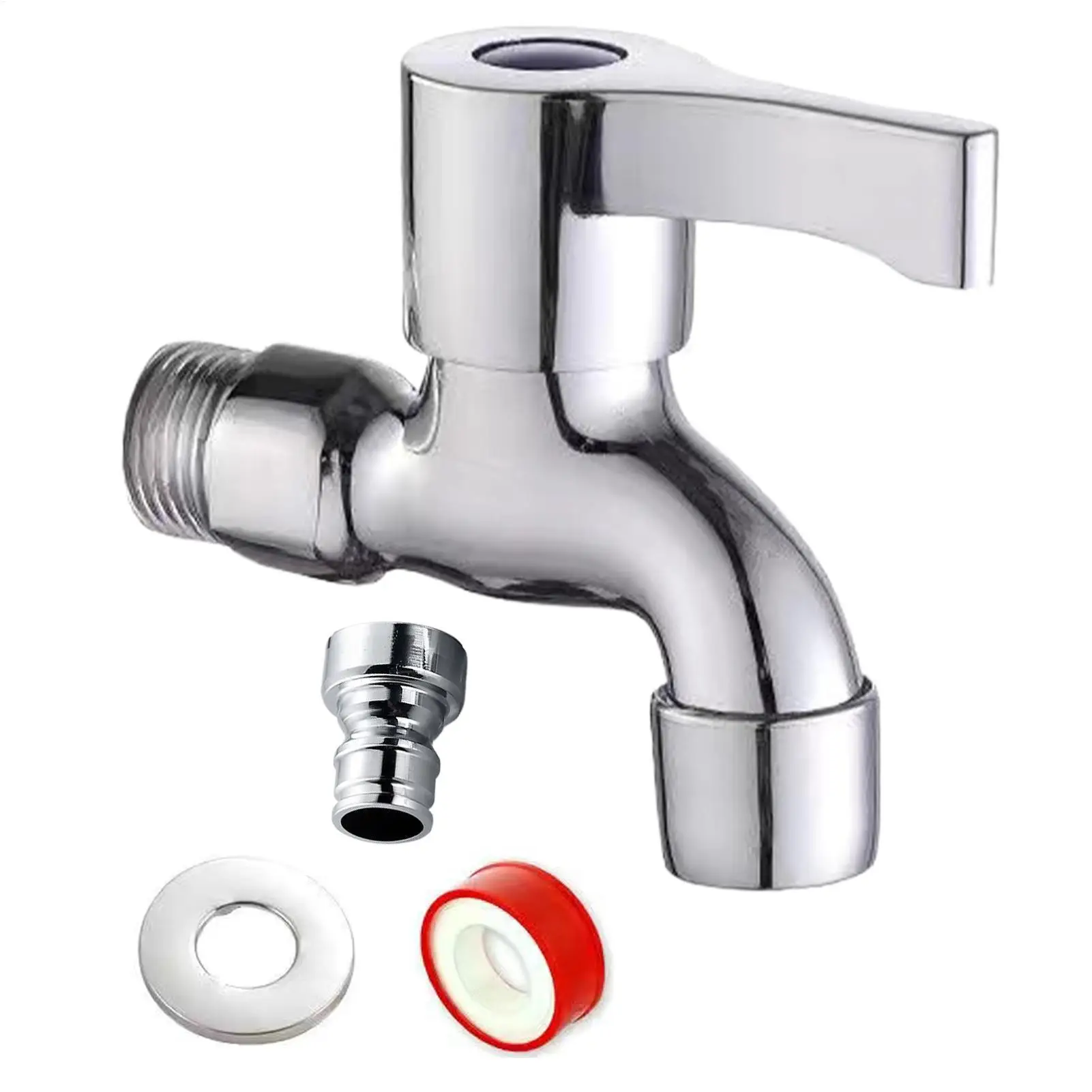 

Кран для стиральной машины, герметичный, нержавеющий, медный, для ванной комнаты, душевой, умывальника, хозяйственной раковины