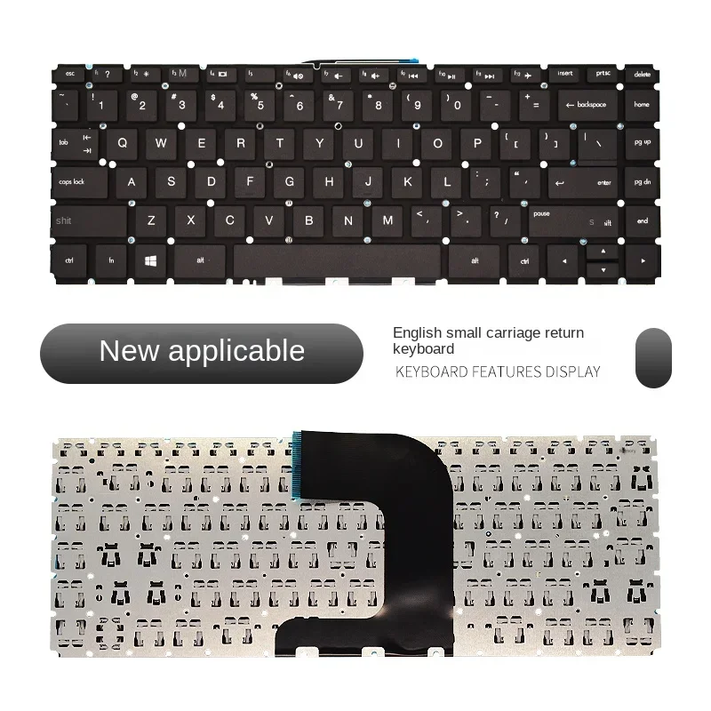 Suitable for replacement HP 14-AC 14-AD TPN-l124 I119 TPN-I120 tpn-i120 Laptop keyboard