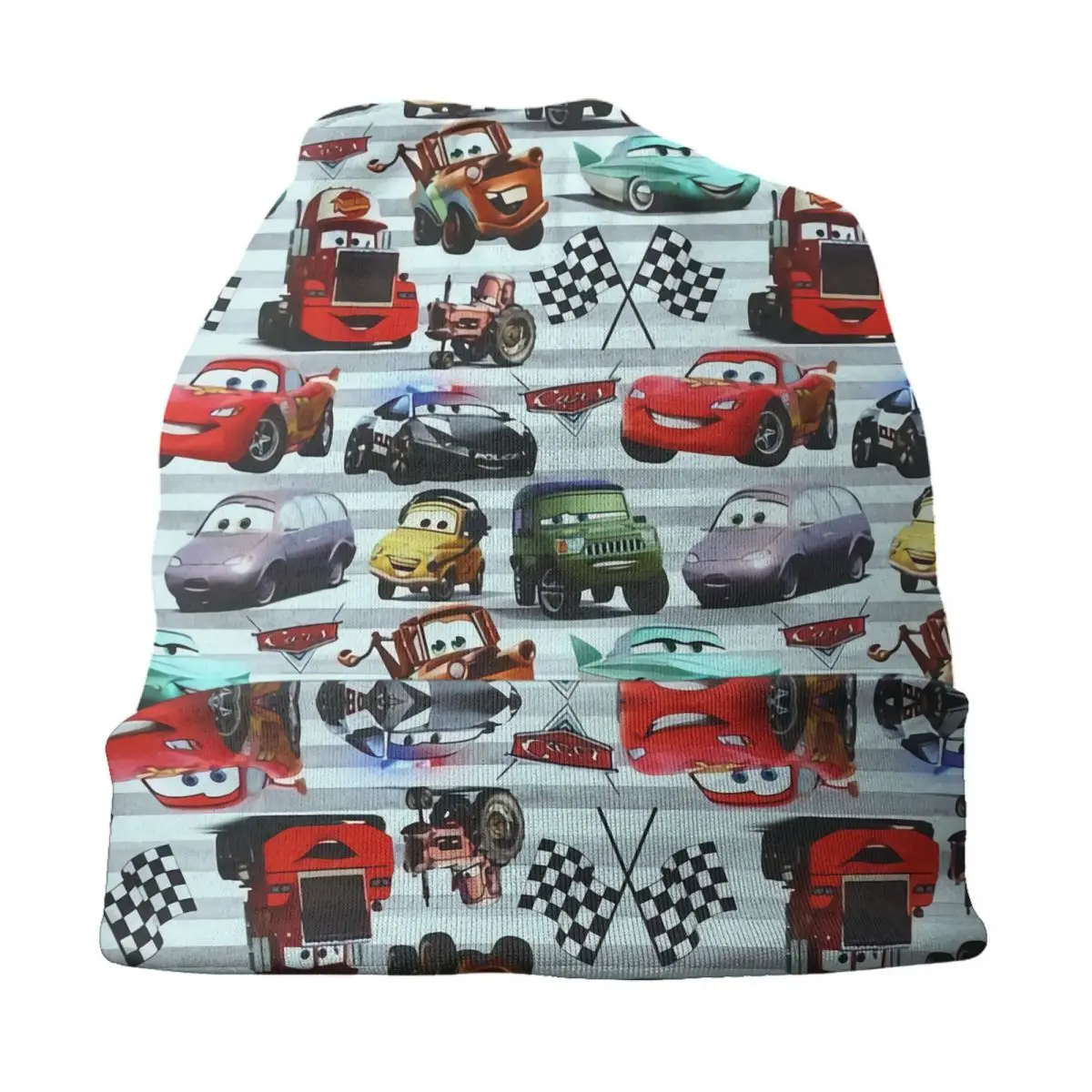 Lightning McQueen Car Race Skullies Beanies Caps Fashion Winter Warm Women Men Knitted Hat Adult Unisex Bonnet Hats