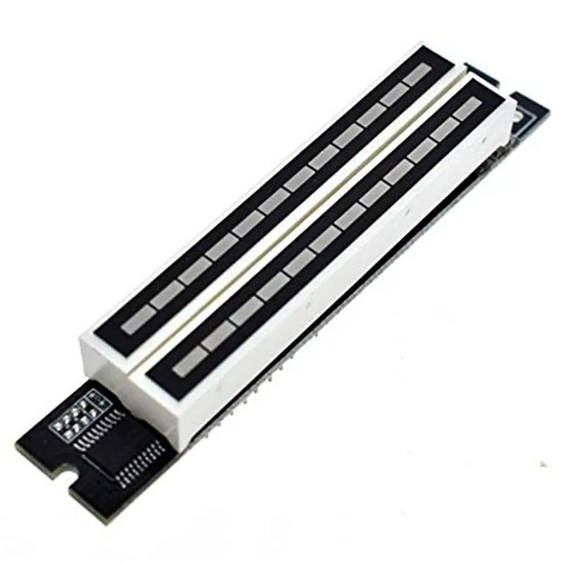2X Mini Dual 12 Level Indicator VU Meter Stereo Amplifier Board Adjustable Light Speed Board With AGC Mode, DIY KITS-Y41A