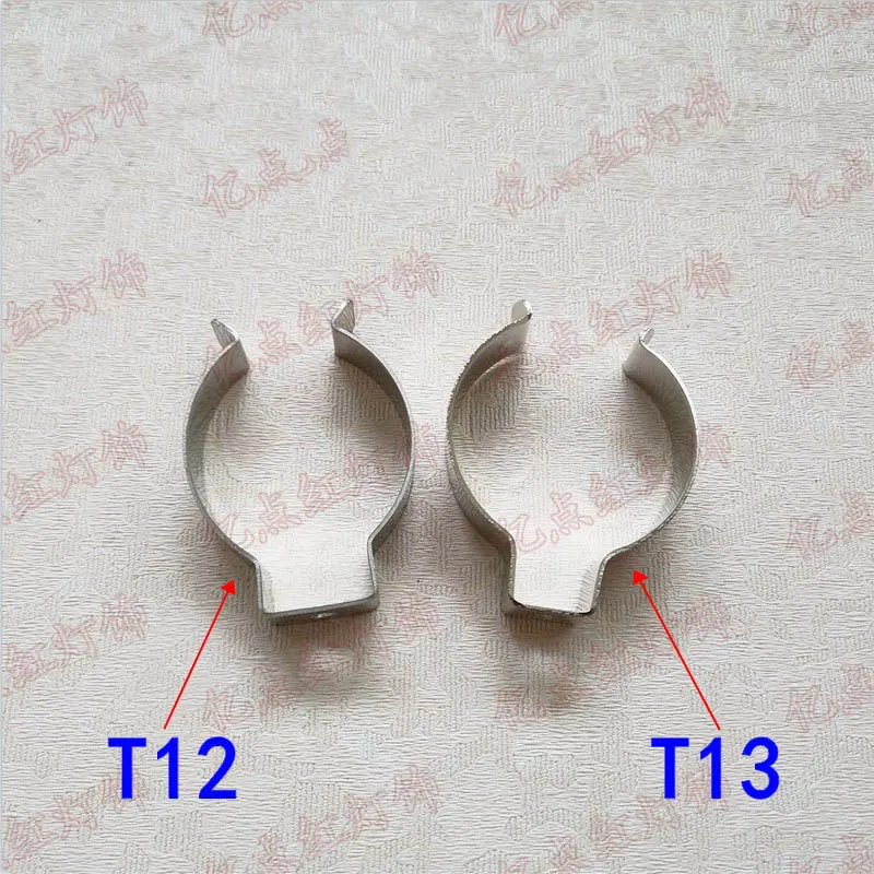 

T12 Tube Clip Lamp Buckle T13 Metal Clips Thickened Lamp Clip Fluorescent Tube T12 T13 Light Clip Clamps