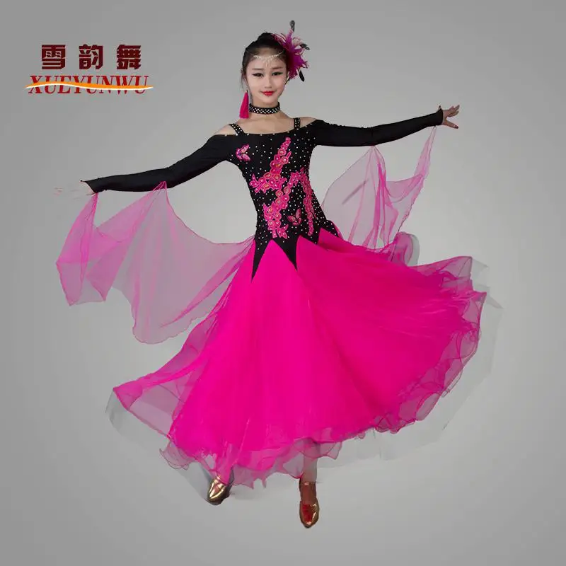 2025 Newest Woman Ballroom Dance Competition Dress Dance Ballroom Waltz Standard Dance Dress Women Ballroom Dress