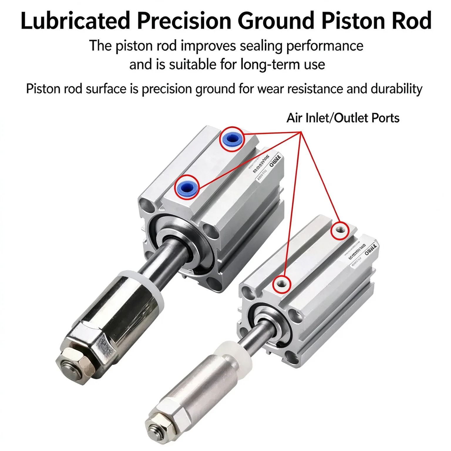 SDAJ/Adjustable/Thin/Pneumatic/Cylinder/Small/External/Thread/Magnetic/12mm/16mm/20mm...63mm/Stroke/Options/20/30/40/50/Units
