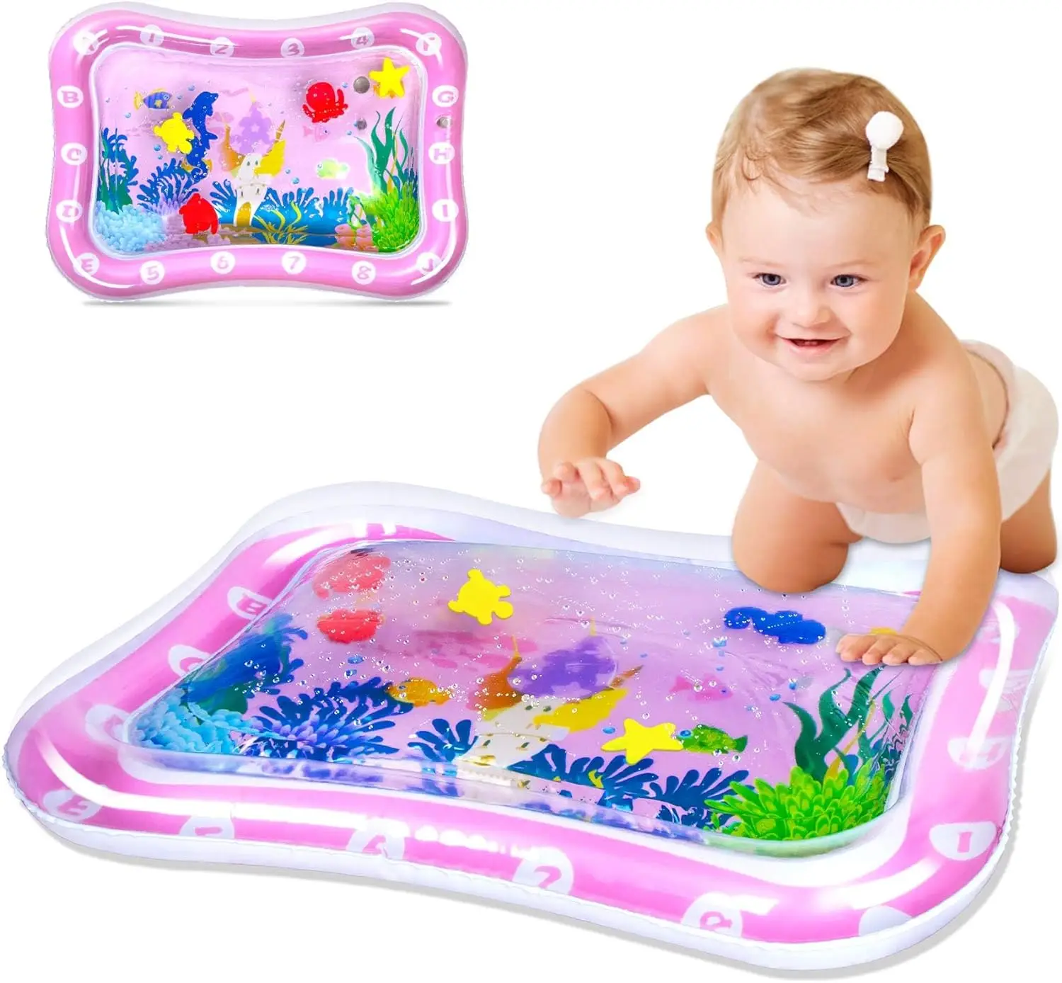 

Pink Castle Children's Patching Pads Spot Baby Patching Water Pads Promote Development Toys Best Gifts For Babies