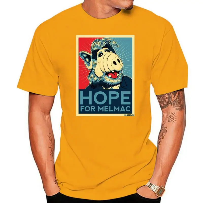 New ALF Hope For Melmac Alien Movie TV Show Men& Black T-Shirt Size S to 3XL