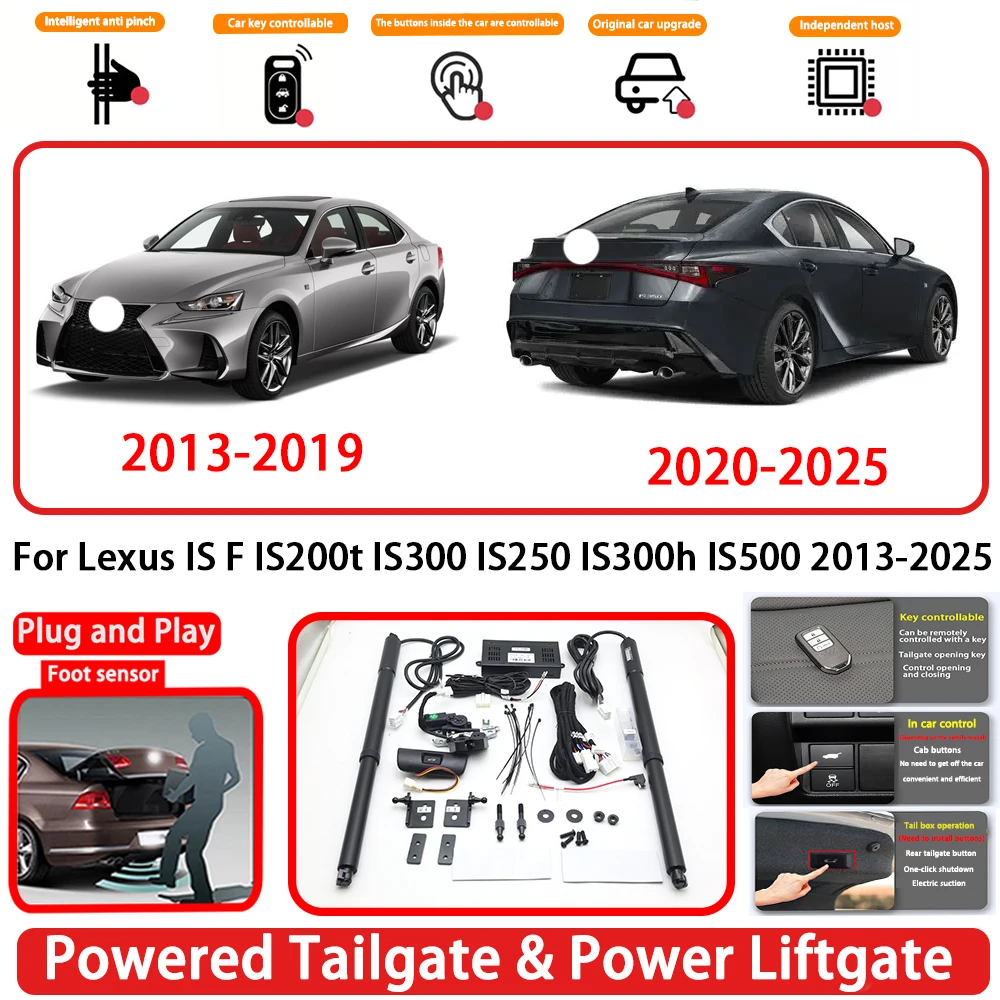 for Lexus IS F IS200t IS300 IS250 IS300h IS500 2013-2025 OEM Auto Powered Tailgate Power Liftgate Rear Trunk Opener System