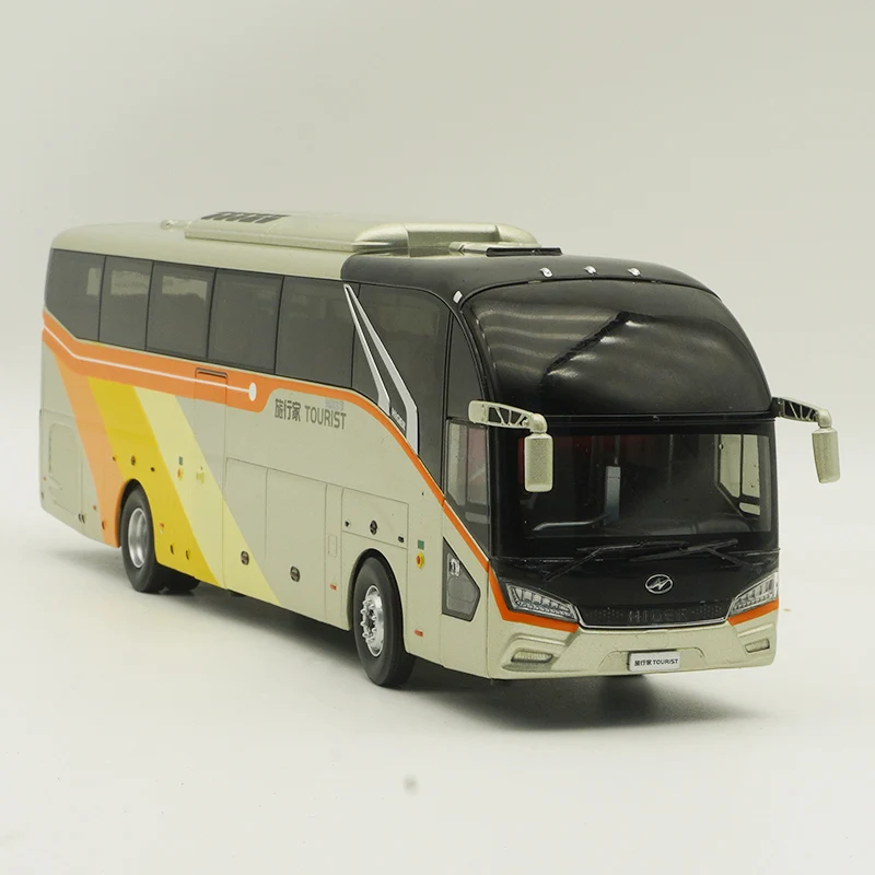 1:42 Scale Diecast Alloy Suzhou HIGER City Public Bus Toys Cars Model Classics Adult Collection Souvenir Gifts Static Display