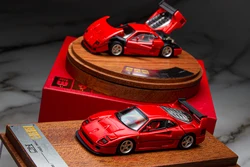 PGM-オープン合金車F40 lm,限定版,金属,静的車モデル,ギフト玩具