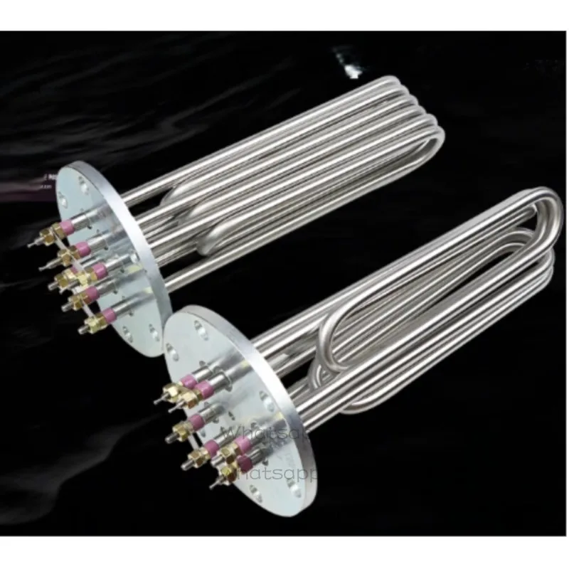 Steam Generator Boiler Heating Tube Steaming Machine Electric Heating Tube 12/18/24KW Heater 150 Flange