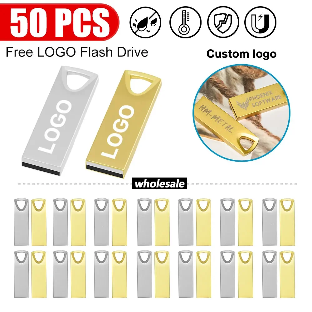 

50PCS/Lot Hight Quality USB Flash Drive Pen Drive 4GB 8GB 16GB 32GB Usb Pendrive 64gb Memory Stick Real Capacity U Disk Cle Usb