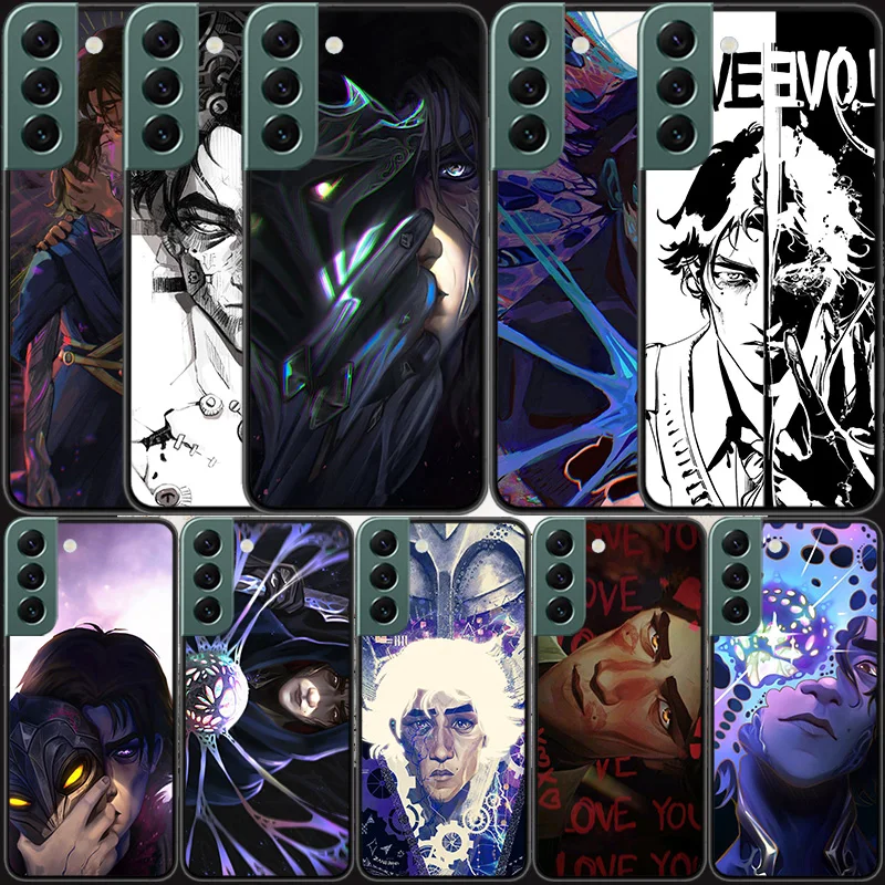Coole Arcane V-Viktor Telefon Für Samsung Galaxy S24 S22 Ultra S21 Plus S20 S23 S24 FE Fall S10 5G S10E S9 Abdeckung Silikon Weiche Coqu