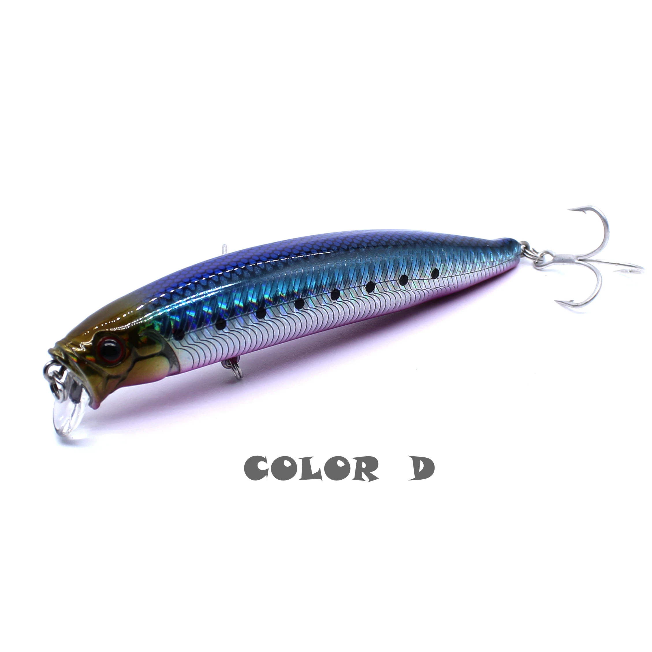 AOCLU Seebarsch Killer Schwimmender Wobbler 105 mm 17,9 g 0,1–0,5 m Harter Köder Minnow Jerk Angelköder Gewichtsübertragung Langwurfhaken – Detail 8