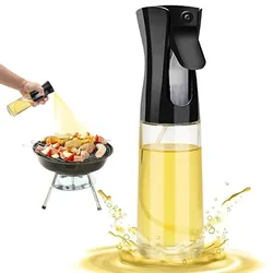 Multipurpose oil spray bottle for cooking and grilling with dropper bottle 200ml or 300ml glass or Plastic sprayer dispenser