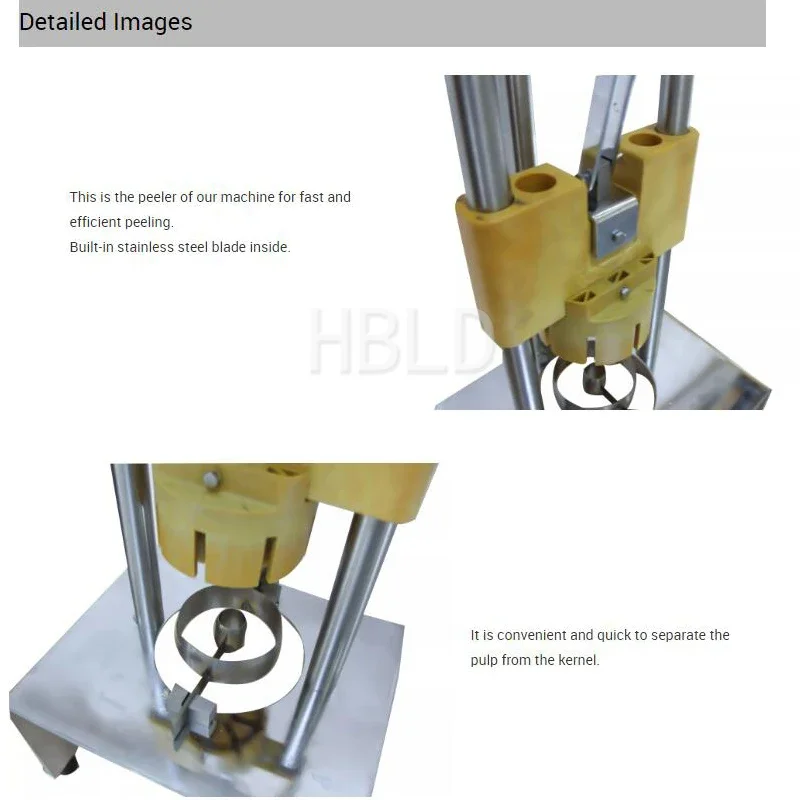 Hand‑Operated Pineapple Skin Remover Machine Commercial Fruit Corer for Fruit Kiosk and Snack Store