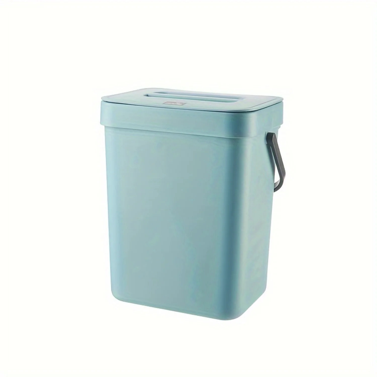 

Hanging Trash Can with Lid, 3L Capacity, Multipurpose Waste Bin Organizer Cubo de basura Garbage bin for bathroom Car trash cans