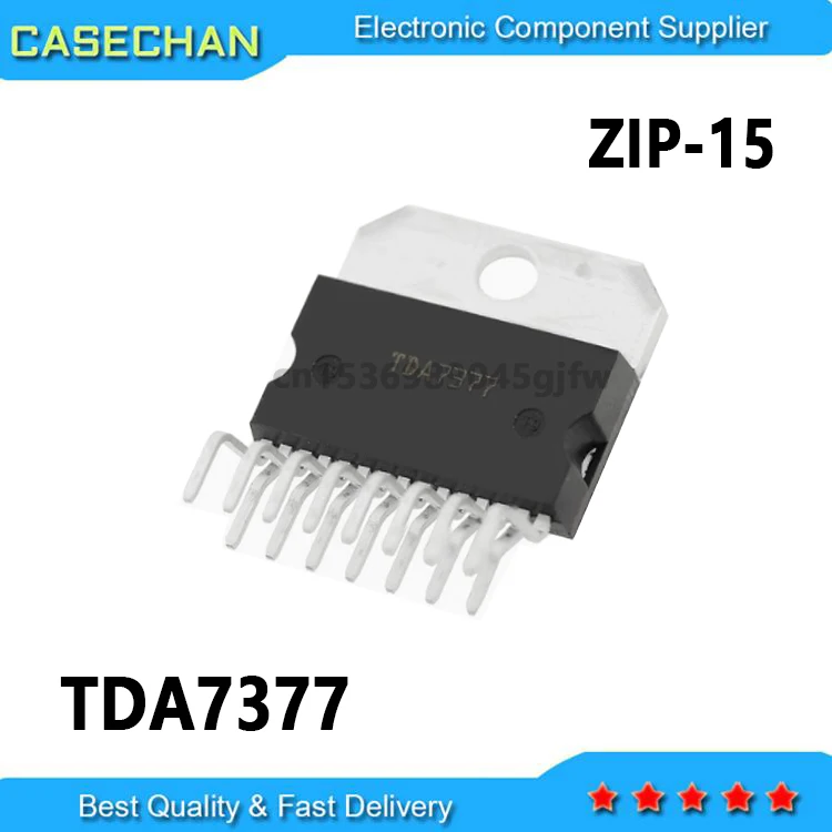 2PCS New and Original ZIP-15  2 x 30WDUAL/QUAD TDA7377