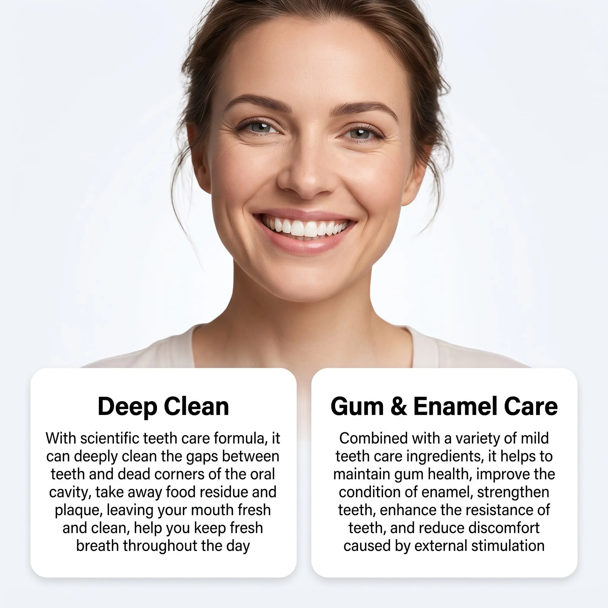 Toothpaste Enamel Care Liquid Set Fresh Breath Oral Hygiene Gentle Daily Cleaning Teeth Brightening Dental Gum Care Serum Kit
