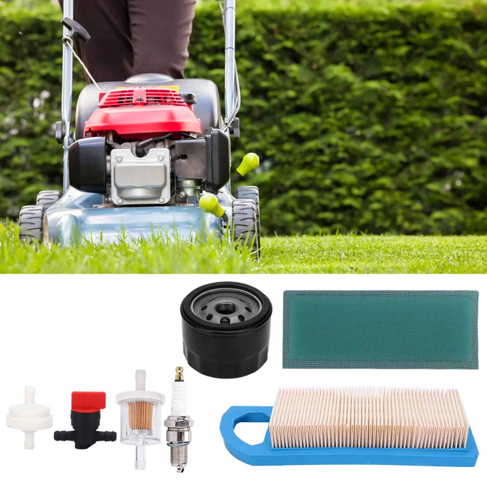 Luftfilter, Luftfilterbaugruppe, Luftfilter-Baugruppe-Set, Ersatzzubehör, passend für 698083, 697153, Rasenmäher, Rasenmäher-Teile