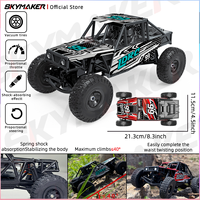 LDRC Ld18499 1:18 Controle Remoto Modelo Off-road 2.4g Rc Tubo Rack  Climbing Vehicle Four-wheel Drive Toy Model Carr for Kids