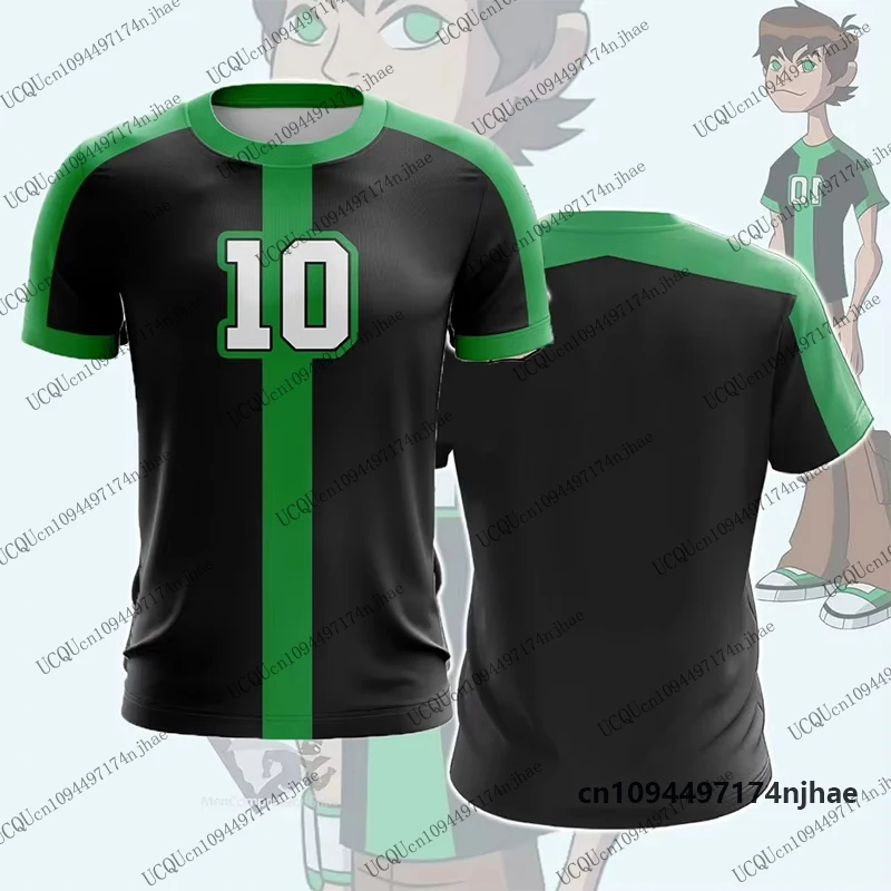 2026 Hot Anime Omnitrix Ben10 3D Print T-Shirt For Children Summer Cartoon Tennyson Cosplay O-neck Tees Sports Kids/Adult Tops
