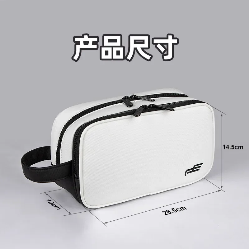 【 New 】 Men's Portable women's Makeup Accessories Bag PlayEagle Golf Black and White Clutch