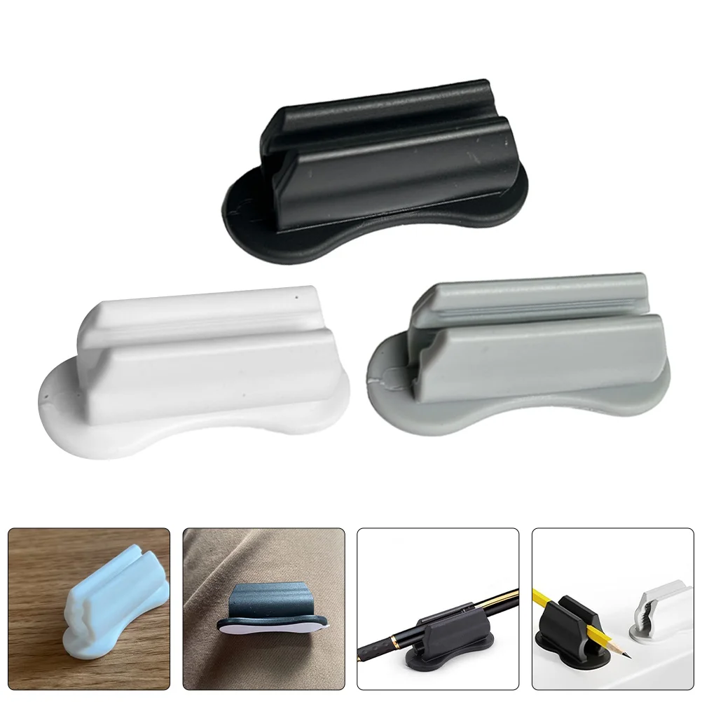

6 Pcs Classroom Organizer Accessories Pen Holder Clips Holders Adhesive Supplies for Notebook