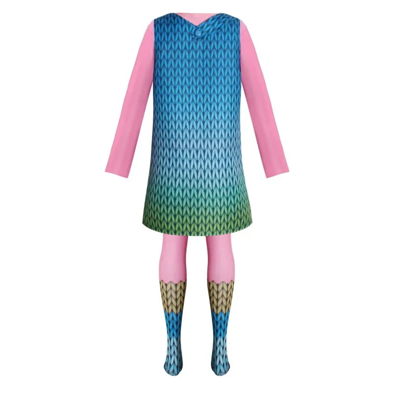 Anime Jungen Zweig Kostüm Perücken Mädchen Trolle Mohn Cosplay lustiges Kleid Halloween Kostüm für Kinder Purim Karneval Outfits